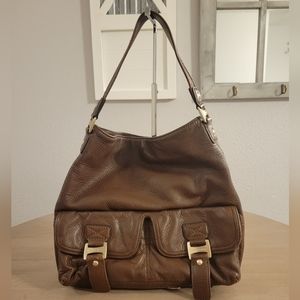 Michael Kors Brown Leather Shoulder Bag